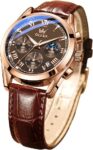 Brown Leather Analogue Watch